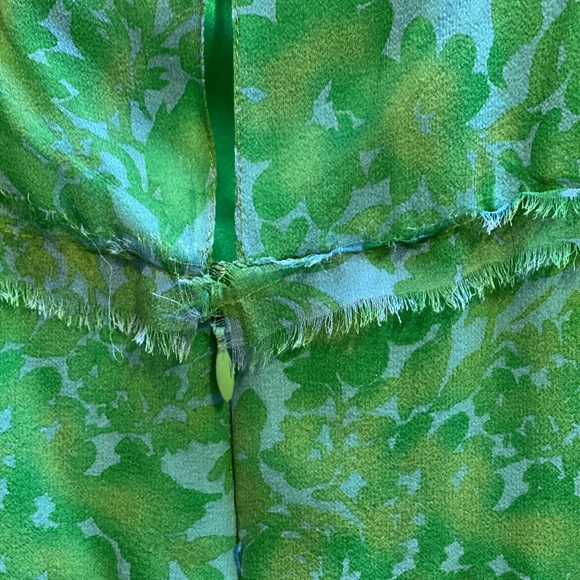Vera Wang Green Garden Dress - Picture 7 of 11